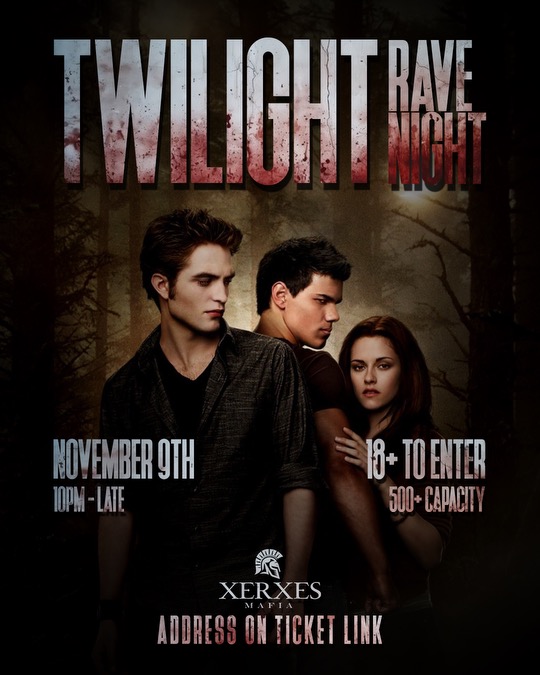Twilight Rave XERXES: TWILIGHT (Y2K VAMP GLAM THEMED PARTY)🩸🌑🪩 | XERXES: TWILIGHT ...
